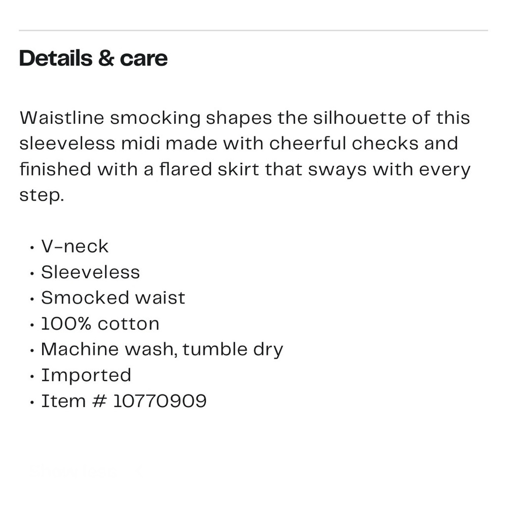 Lucky Brand V-Neck Smocked Waist Midi Dress - Picture 8 of 16